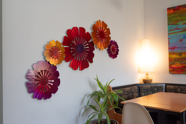 Wall Pops Painted - by Sondra Gerber - ©Sondra Gerber - Metal Petal Art LLC