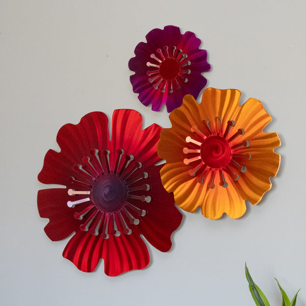 Wall Pops Painted - by Sondra Gerber - ©Sondra Gerber - Metal Petal Art LLC